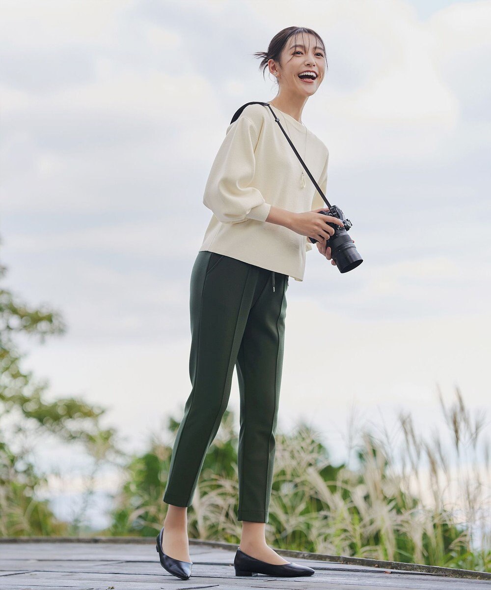 Tiaclasse 【安田美沙子さん着用・新色追加・洗える】ボリュームパフスリーブニット 