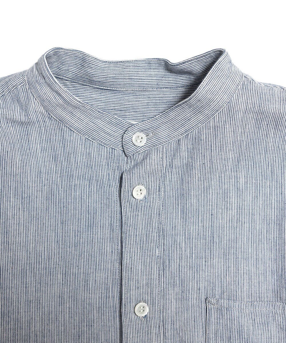 LENO LIGHT HICKORY ONE PIECE / ヒッコリーシャツワンピース 