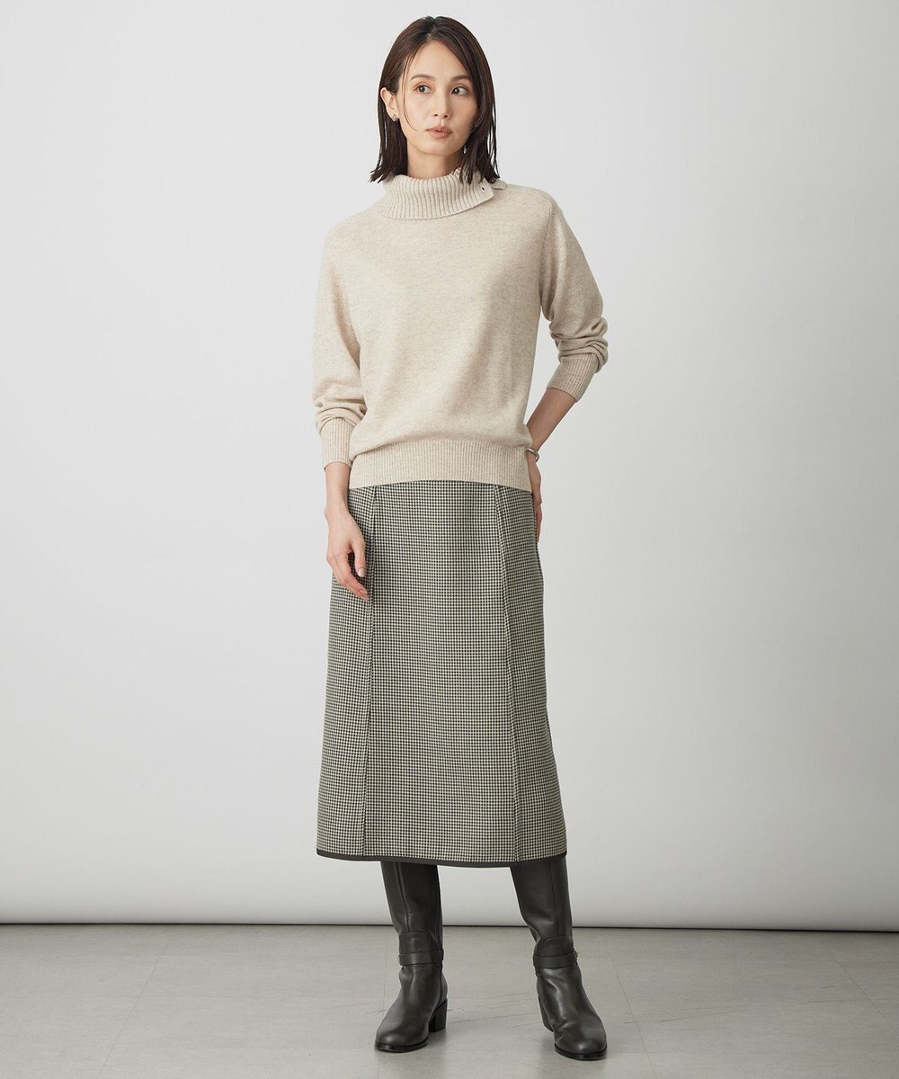 J.PRESS LADIES S 【リバーシブル】リバーチェック スカート 