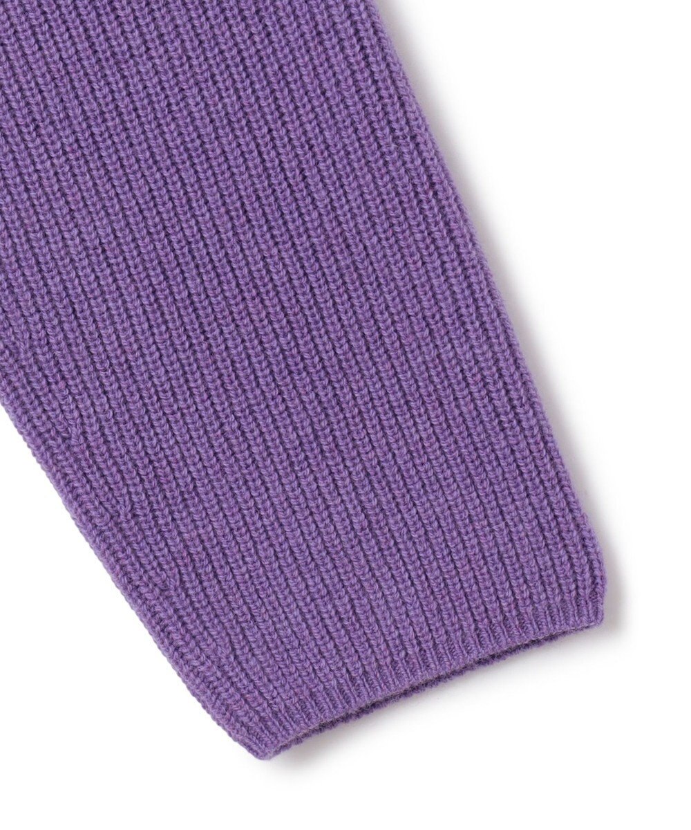 J.PRESS YORK STREET 【WOMEN】ウールカシミヤ ボトルネックショートニット 