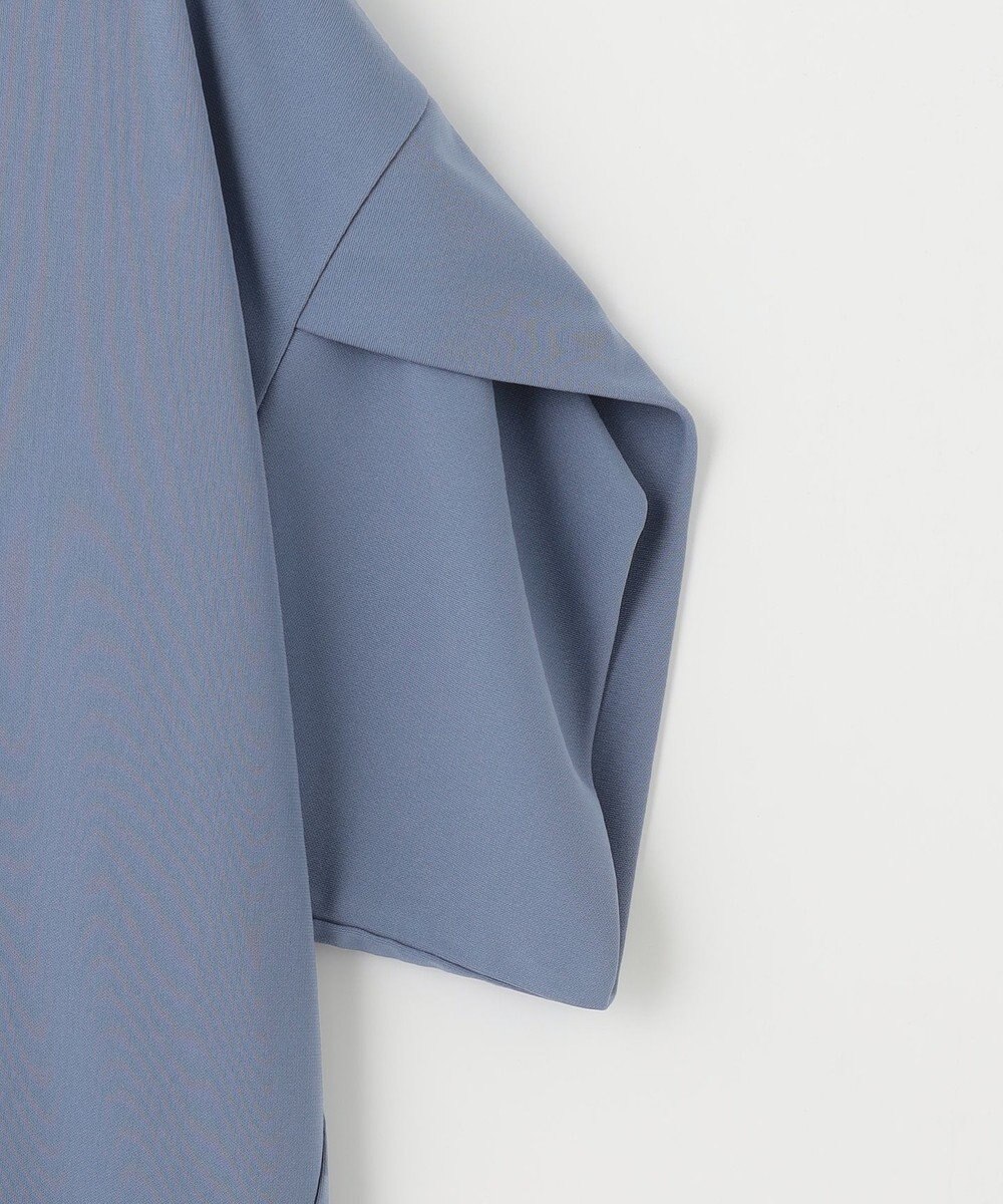 ANY SIS 【接触冷感・吸水速乾・UVケア】エアリードレープスムーススキッパー ブラウス 