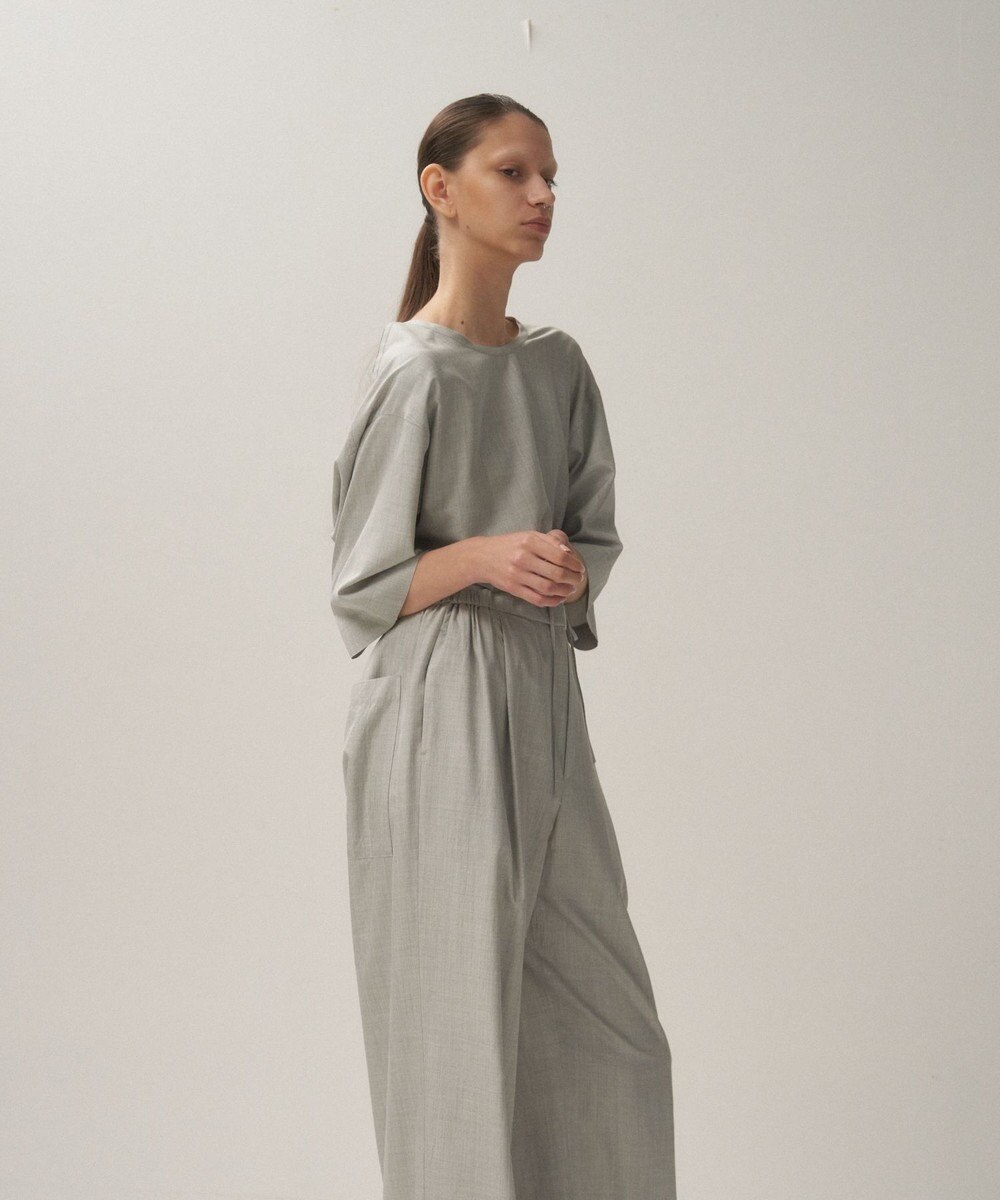 ATON SILK TROPICAL | ウォッシュドTシャツ 