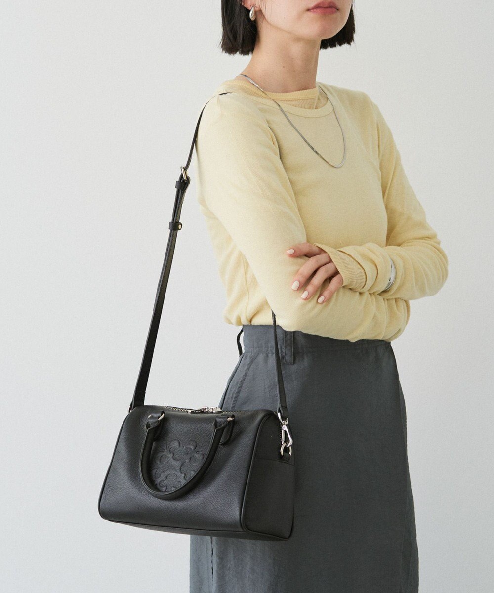 russet 《composition》レザー2WAYミニボストンバッグ(CE-1684) 