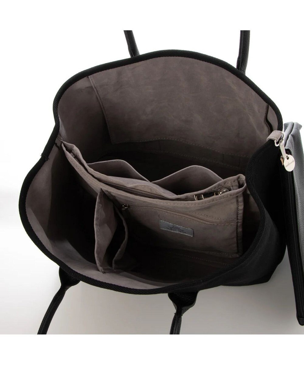 UNBILLION cachecache パーテーションキャンバストートバッグL 