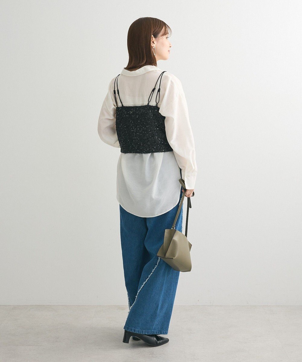 Green Parks スパンコールキャミビスチェ 