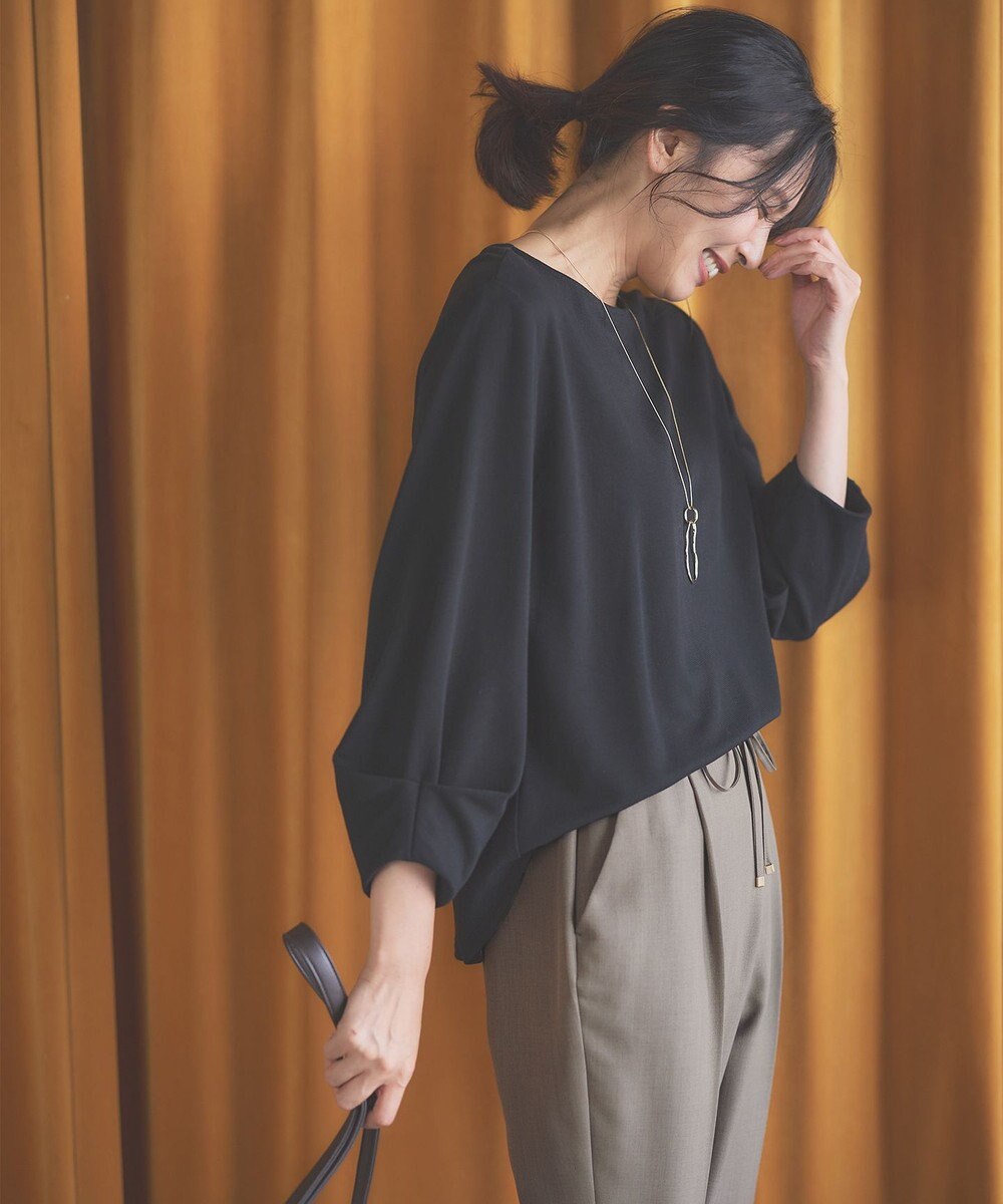 ANY L 【洗濯機可】タックスリーブ プルオーバー 