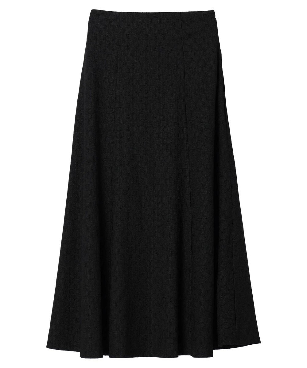 earth music&ecology ジャガードフレアスカート 