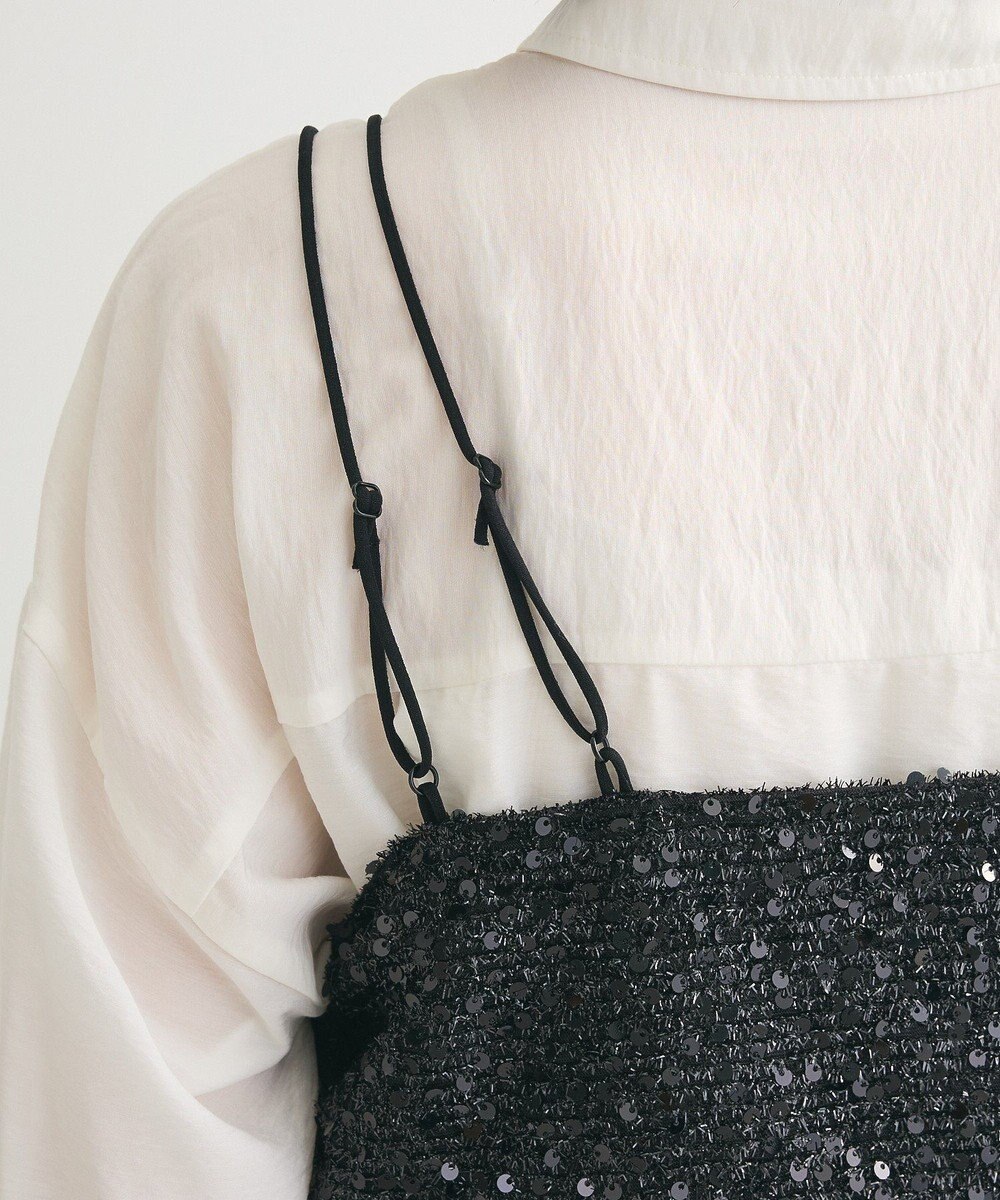 Green Parks スパンコールキャミビスチェ 