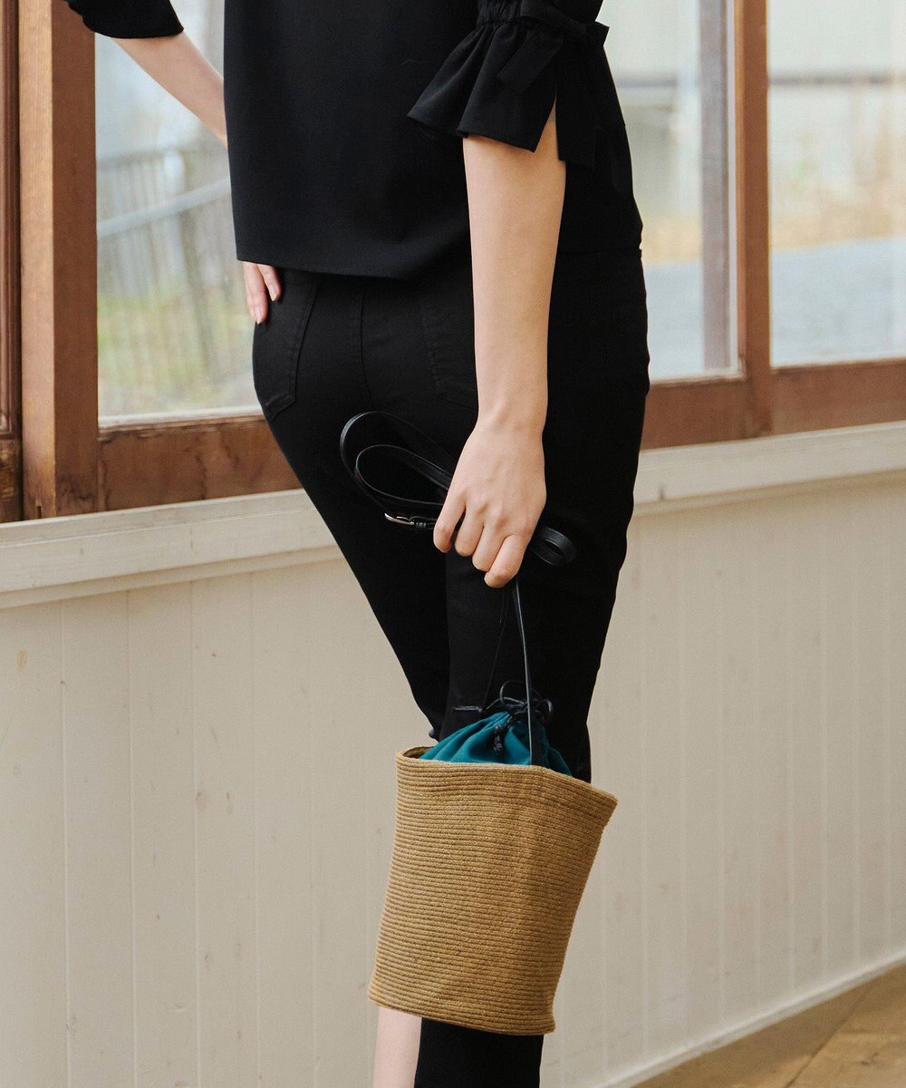 Tiaclasse シリンダーかごショルダーバッグ 