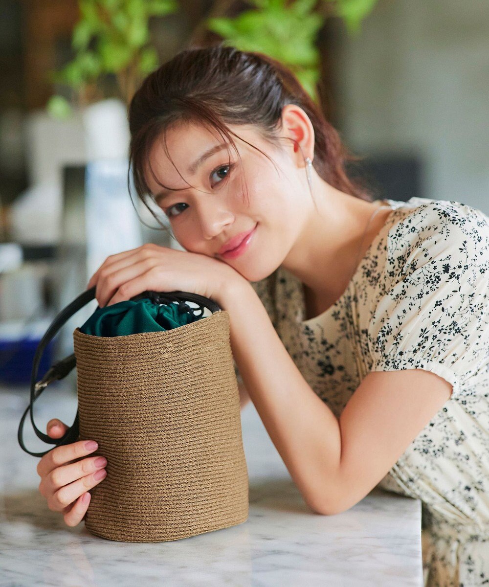 Tiaclasse シリンダーかごショルダーバッグ 