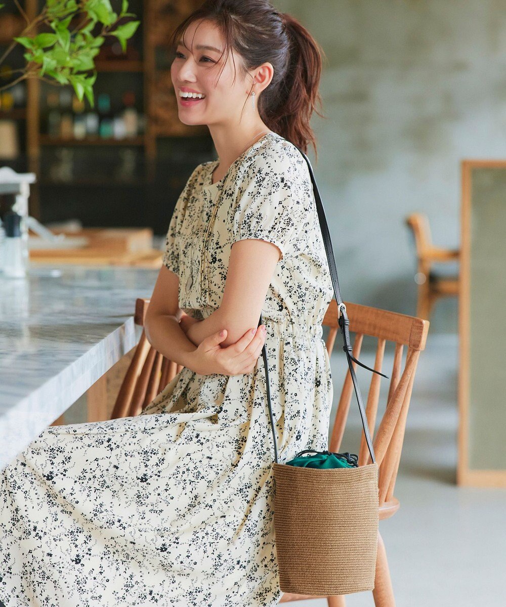 Tiaclasse シリンダーかごショルダーバッグ 