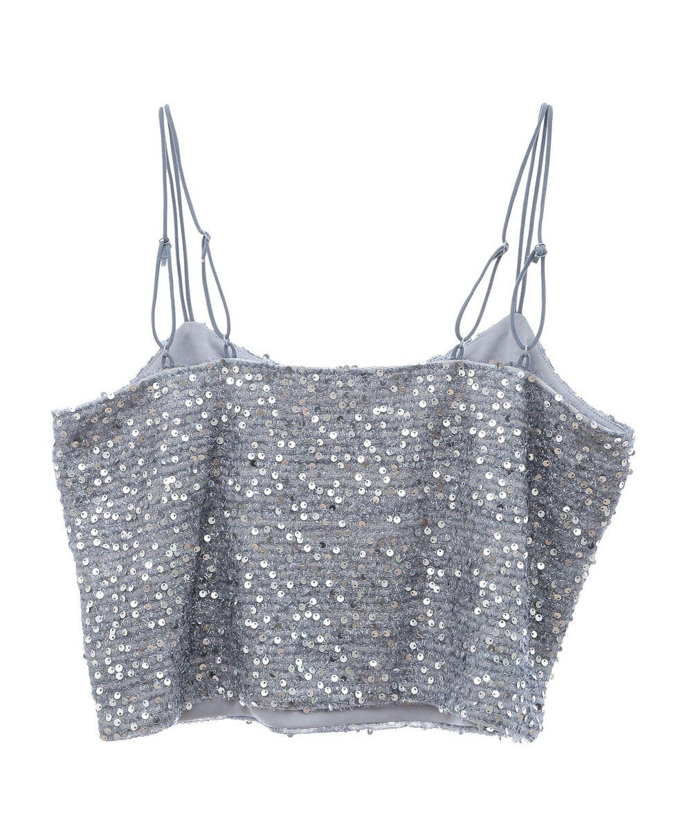 Green Parks スパンコールキャミビスチェ 