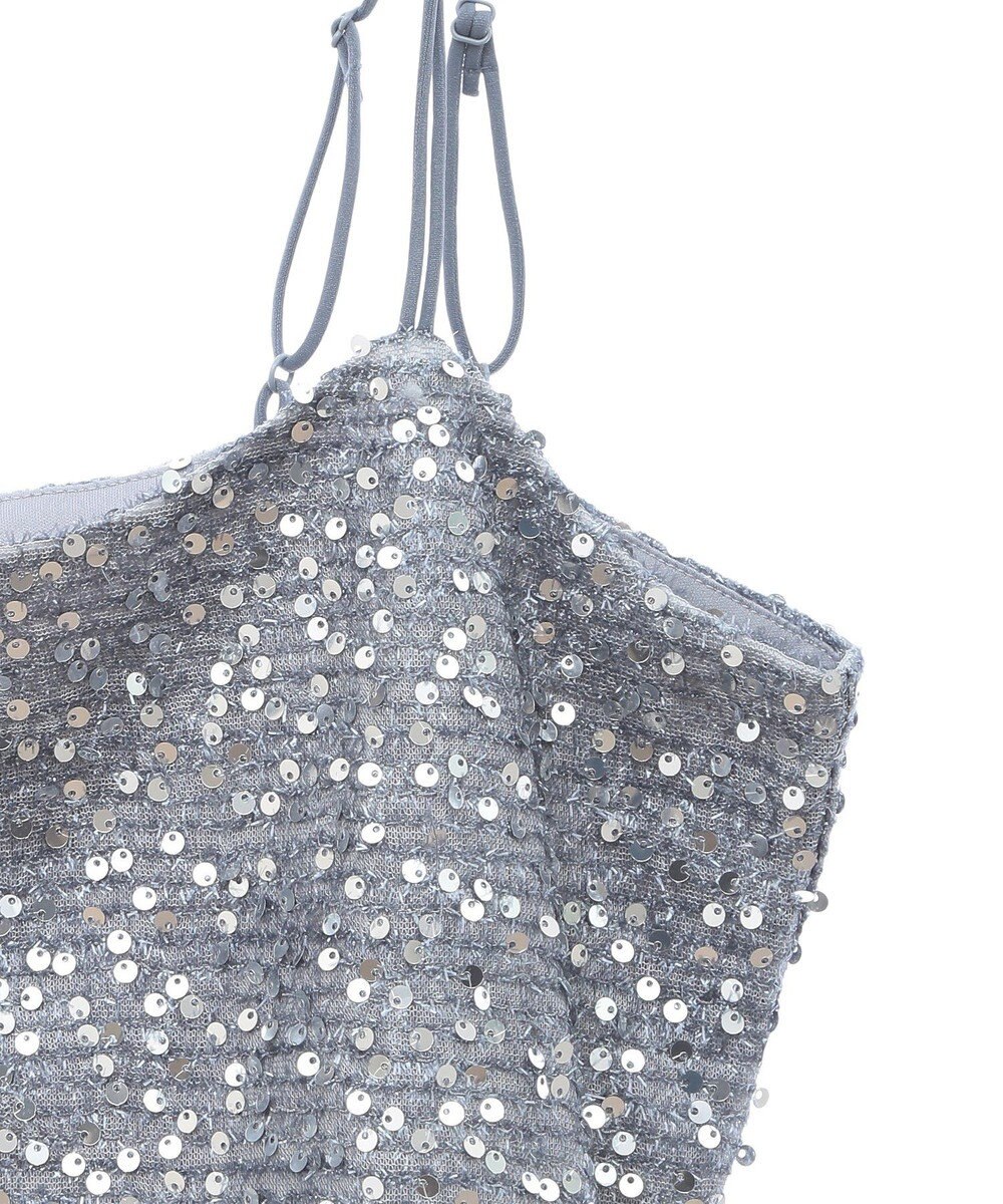 Green Parks スパンコールキャミビスチェ 