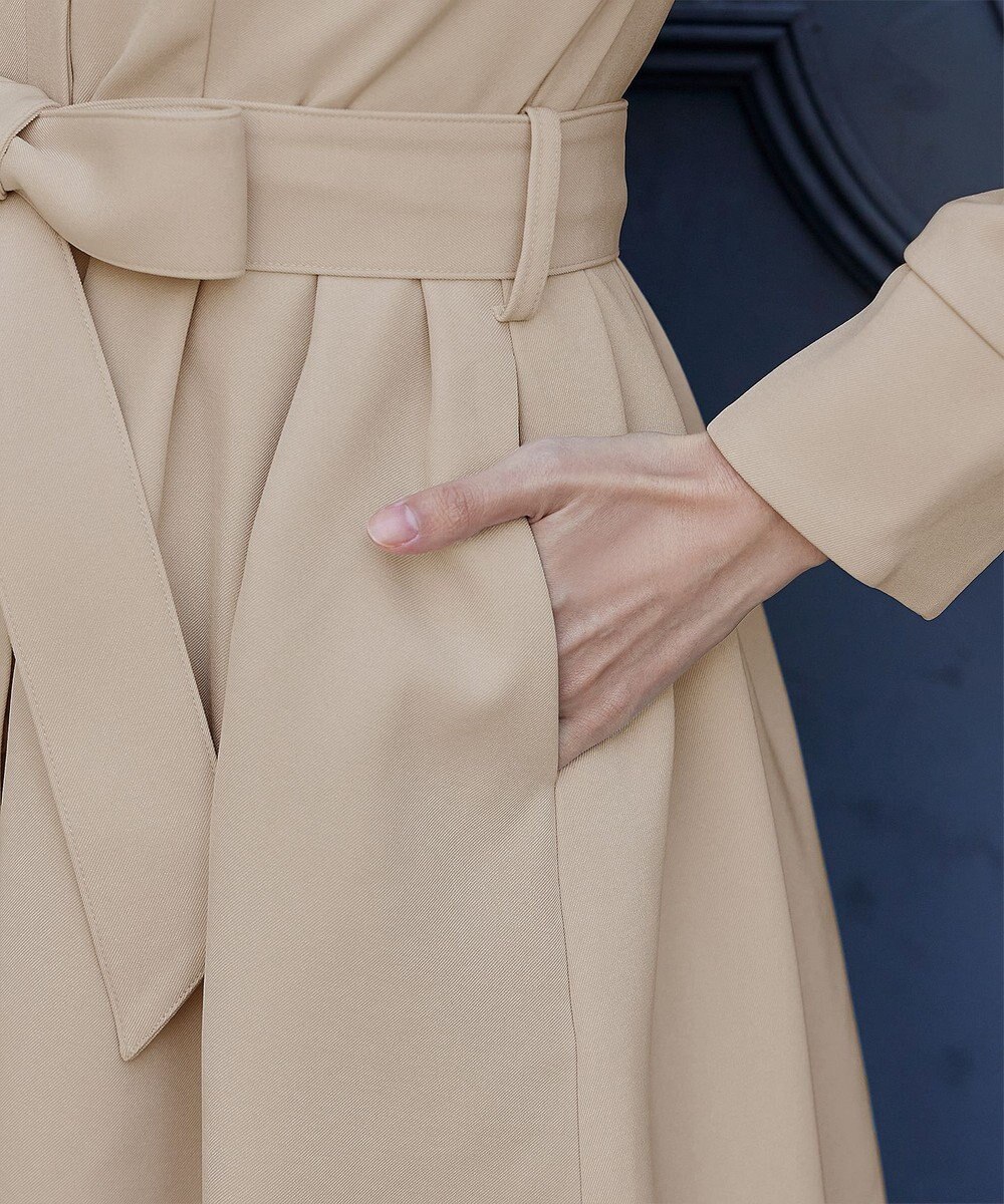 Tiaclasse L 【洗える】ステンカラードレスコート 