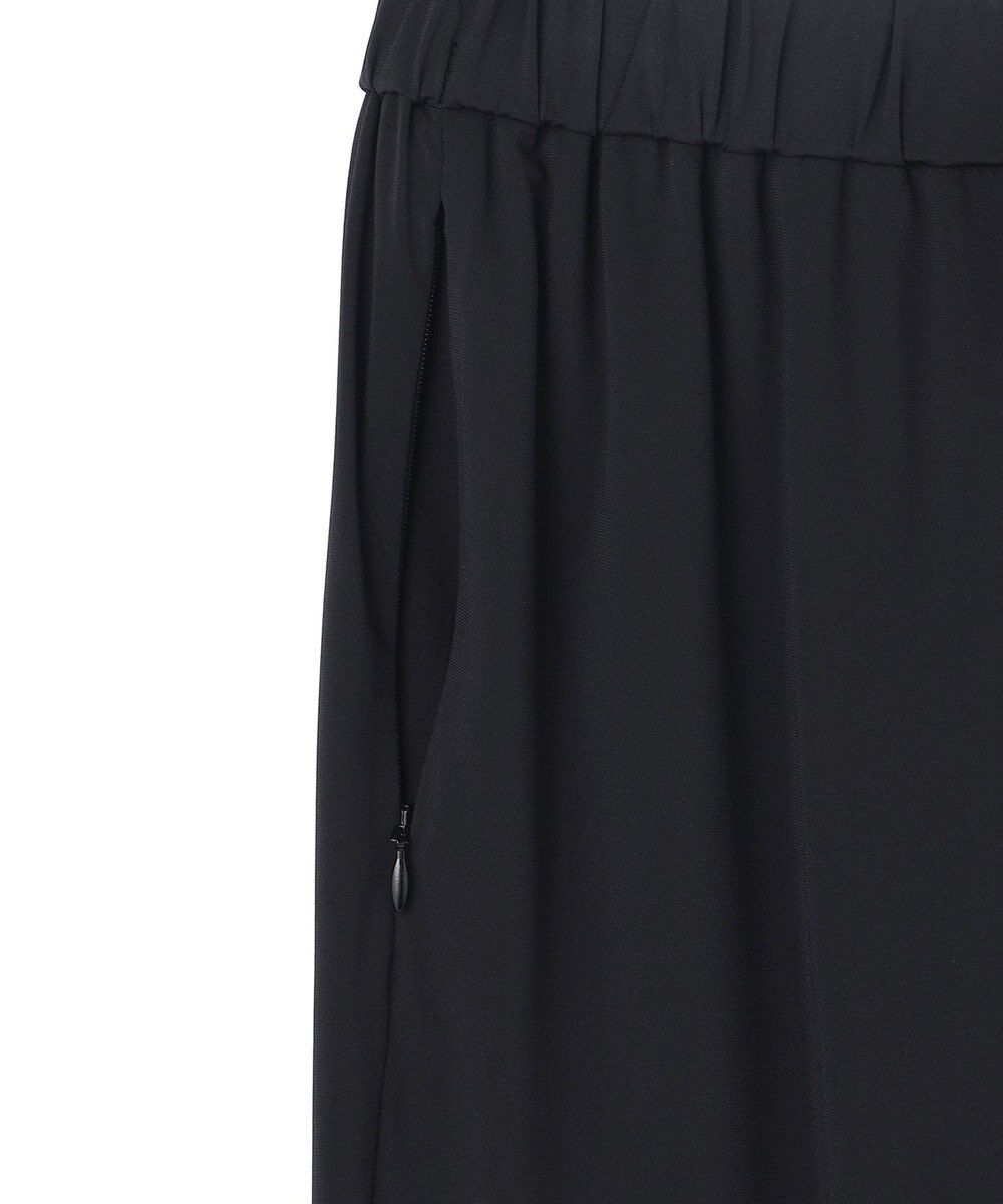 UNFILO L 【ウエストゴム】ドライトリコット セミフレアパンツ 