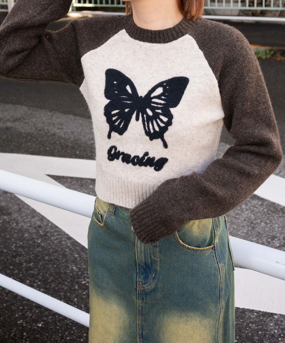 WEGO フラッフィーラグランちびニット 