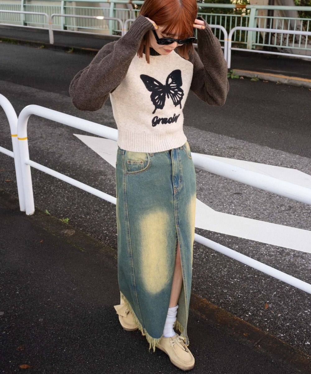 WEGO フラッフィーラグランちびニット 