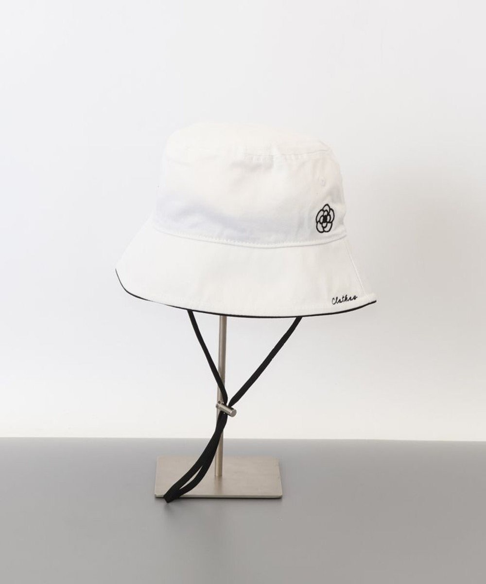 AURORA 【 CLATHAS.（クレイサス）】刺繍ドローコード付きバケットハット 