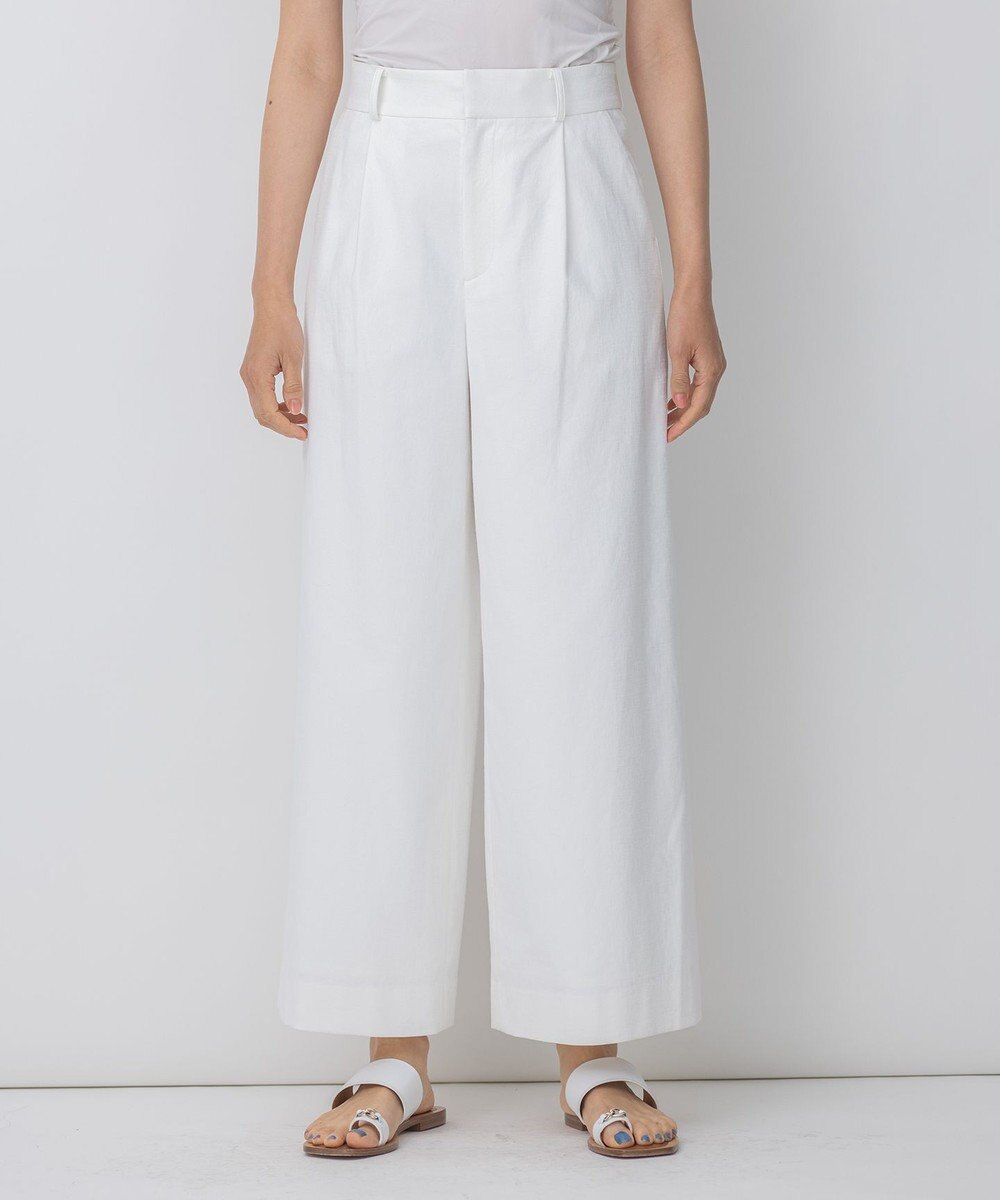 自由区 【接触冷感・吸水速乾・UVカット】パーフェクトパンツ ワイド 