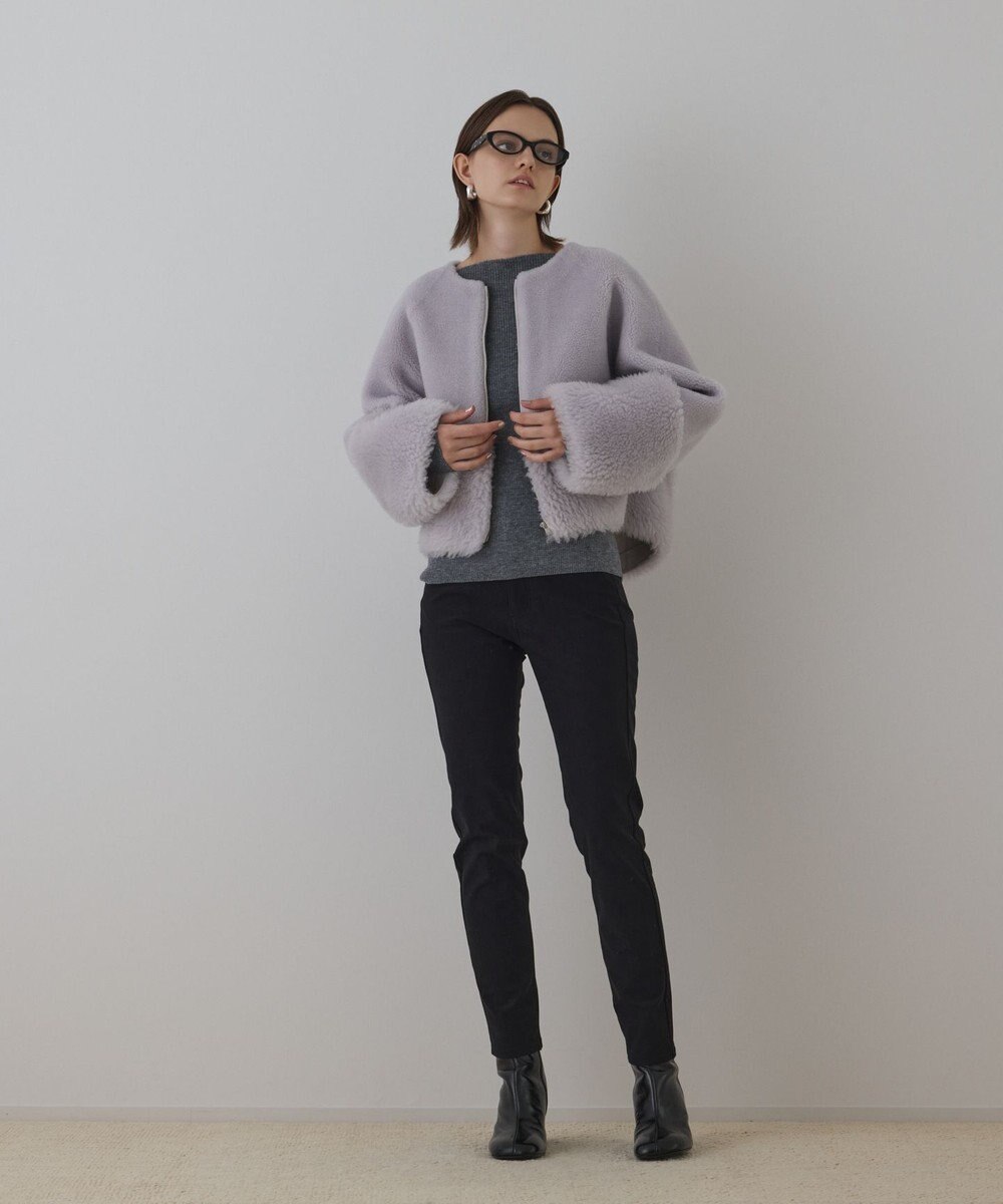 GRACE CONTINENTAL トリコットスリムパンツ 