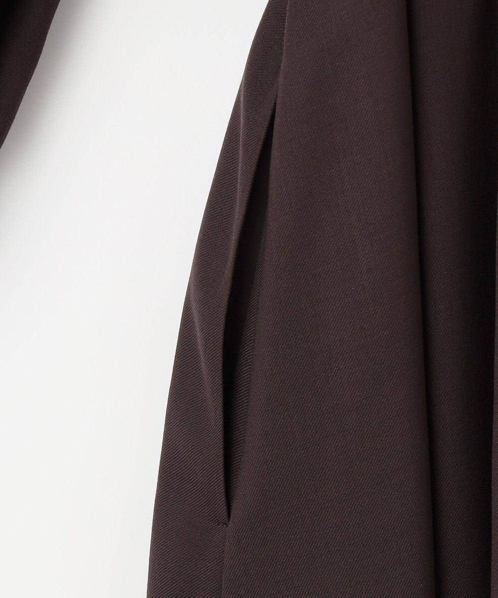 自由区 【洗える】ボリュームスリーブシャツ ドレス 