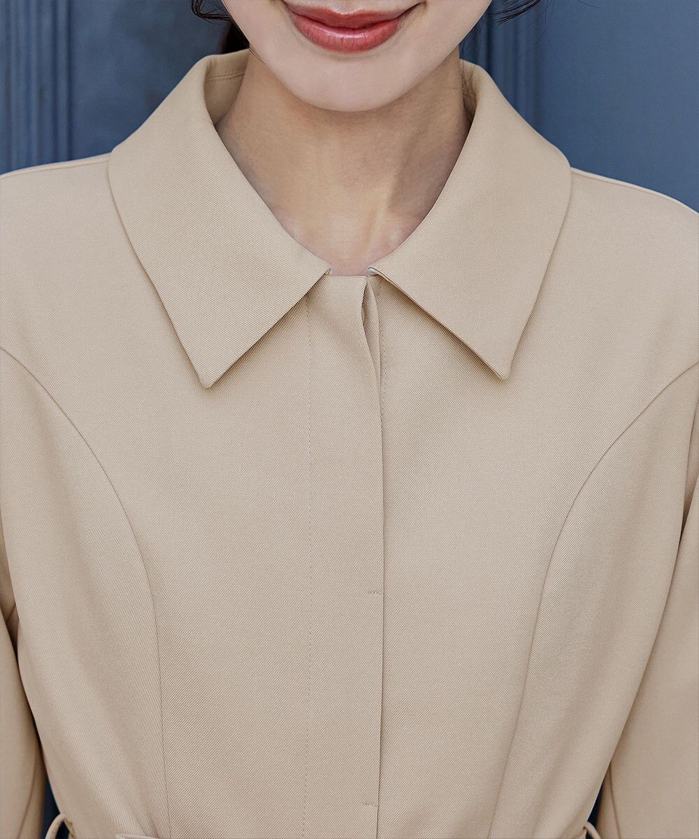 Tiaclasse L 【洗える】ステンカラードレスコート 