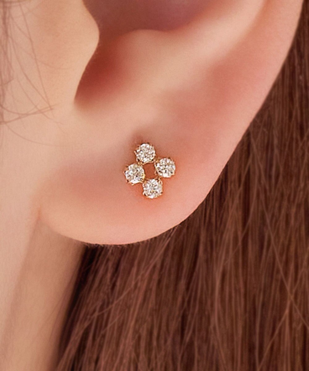 Phoebe 【K10】スウィートフラワービジューピアス/BOXつき（片耳） 