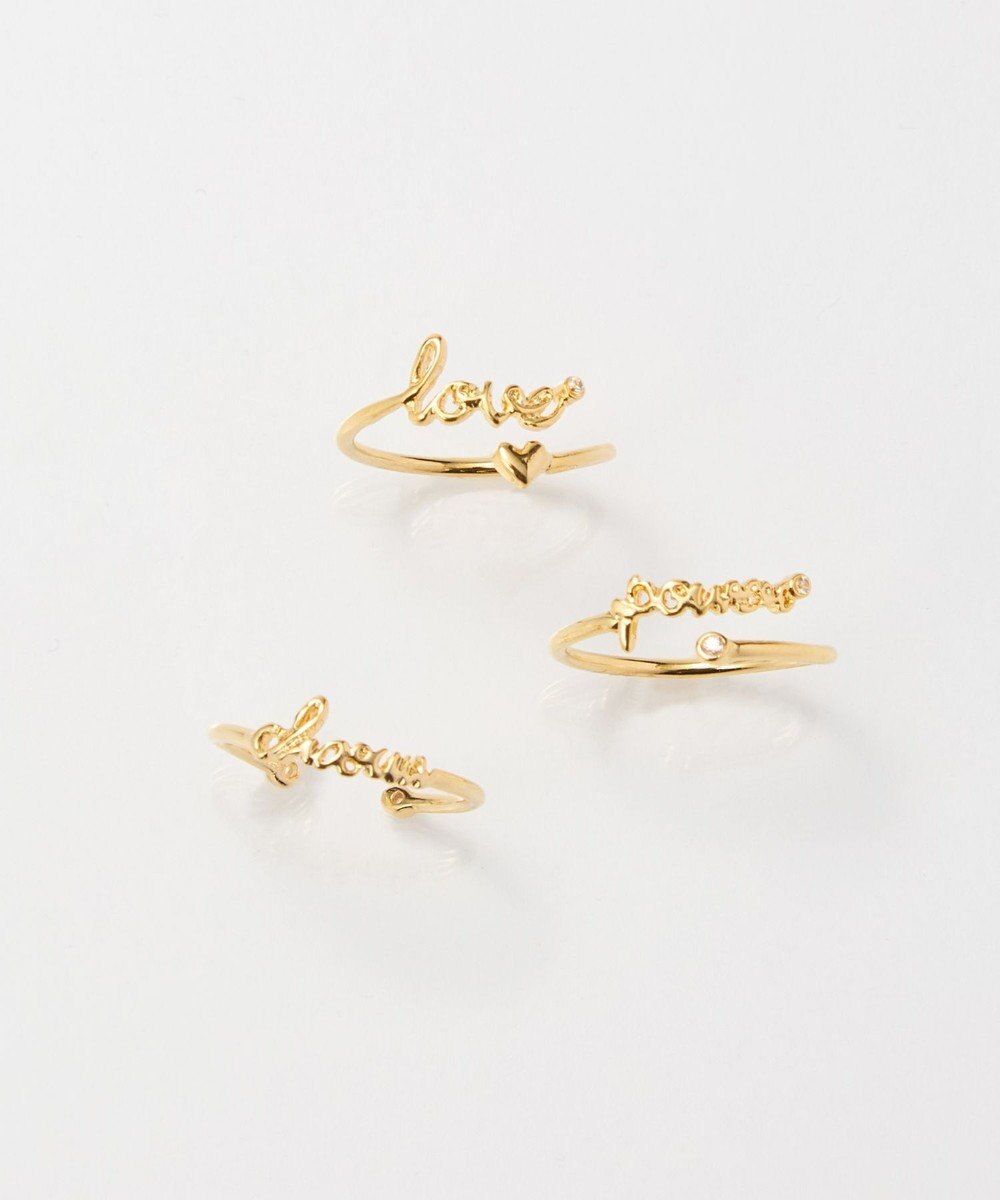 Phoebe ラッキーレターピンキーリング(チャーム) 