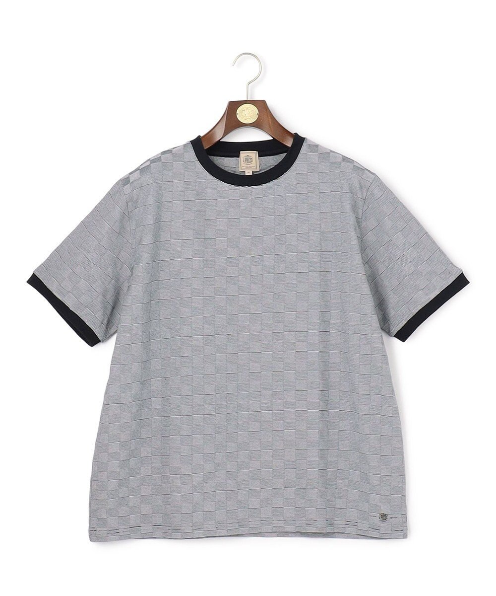 J.PRESS MEN 【KING SIZE / 接触冷感 / 吸水速乾】【J.PRESS PREMIUM JERSEY】アーガイルリンクス Tシャツ 