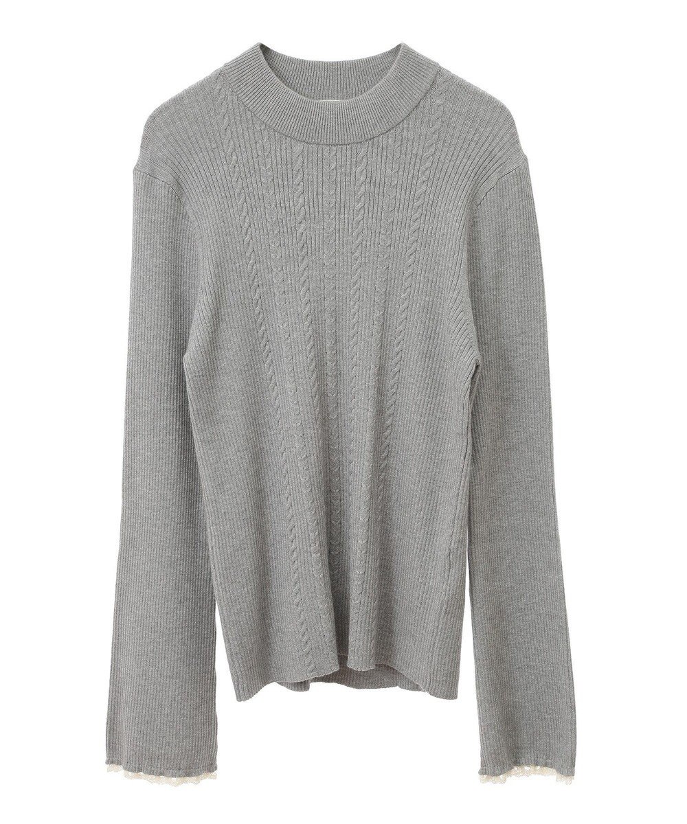 earth music&ecology ナローケーブルプルオーバー 