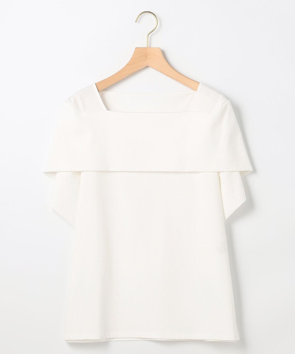 組曲 L 【先行予約】GIZAコットンオフショルダー カットソー 