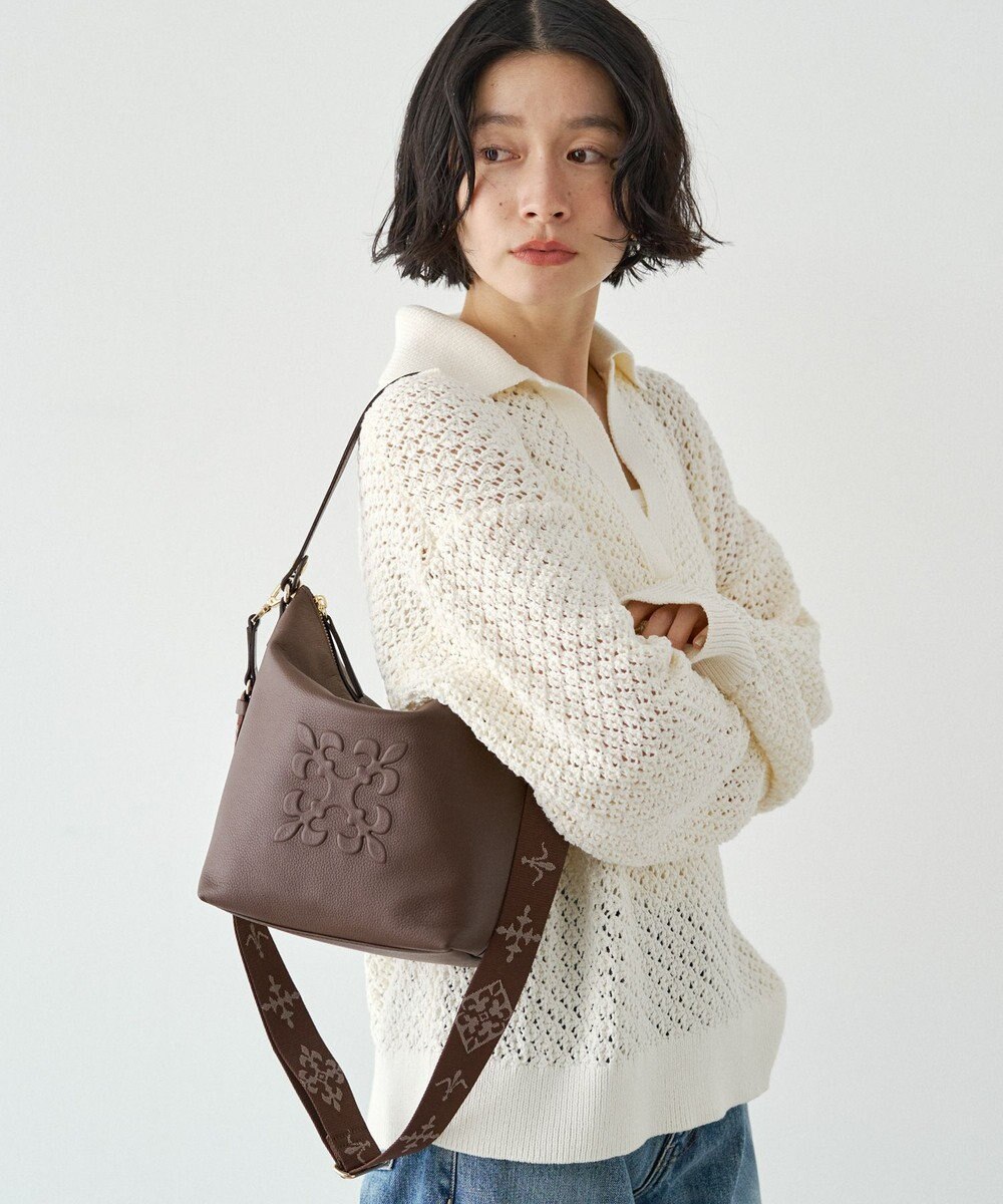 russet 《WEB限定》スタンダードミニショルダーバッグ <エンボスモノグラム>(CE-1718-WEB) 