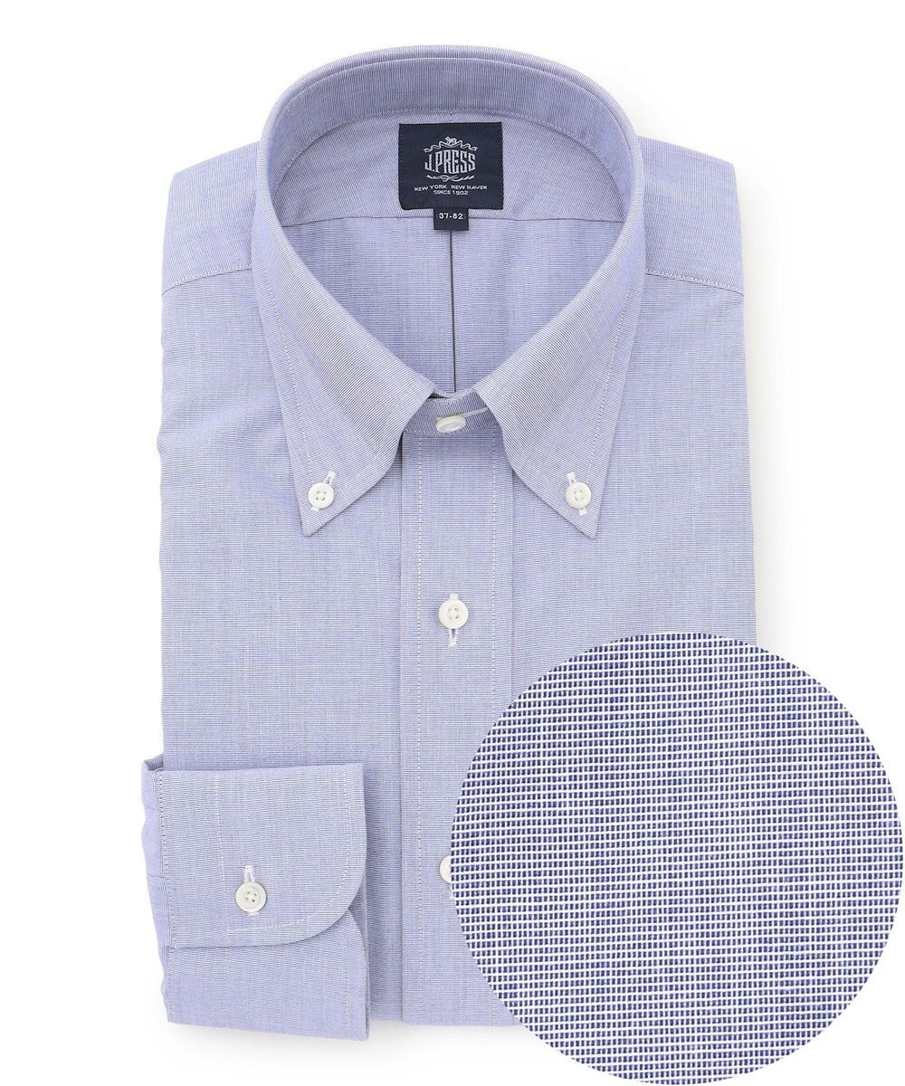 J.PRESS MEN 【PREMIUM PLEATS / 形態安定】スーピマコットンエンドオンエンド シャツ / B.D. 