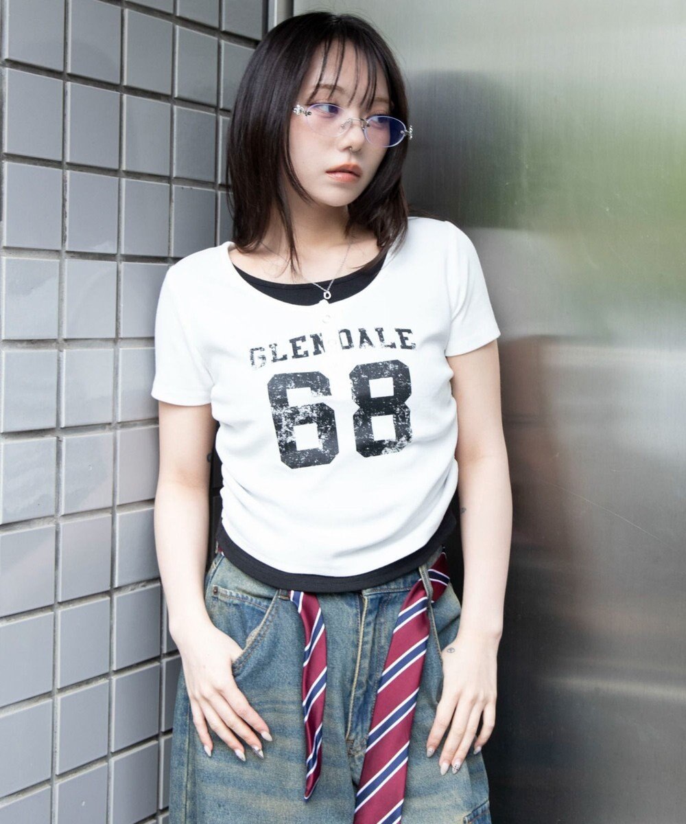 WEGO レイヤードグラフィックT 