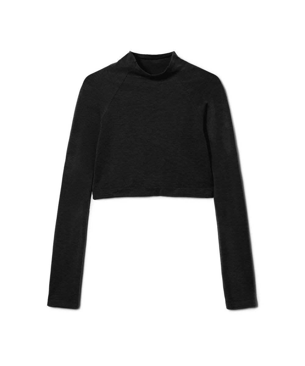 Chacott モックネック・ショートトップ (サーモギア(R)糸使用） 