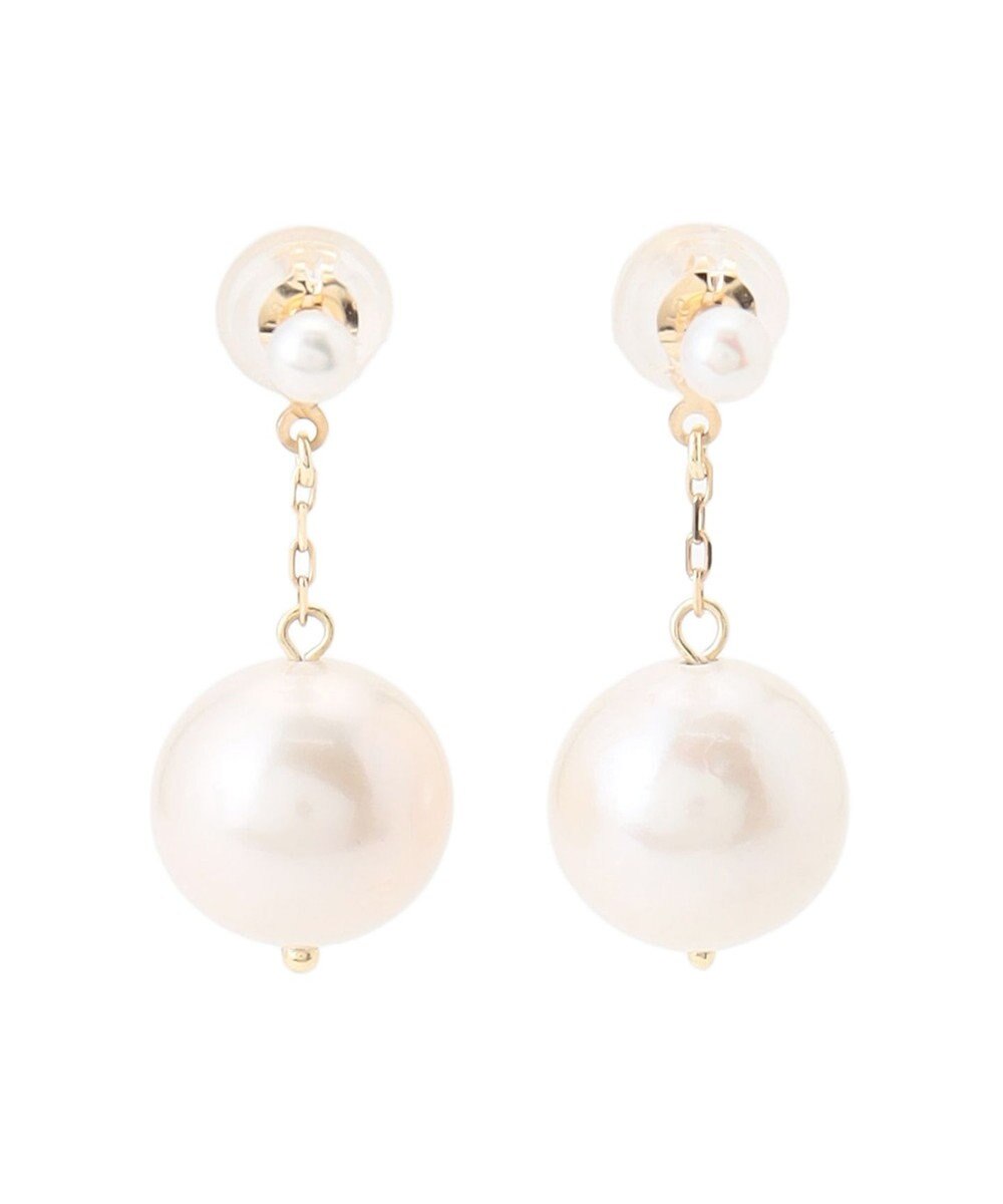 TOCCA 【WEB限定】RHYTHM OF PEARL PIERCED EARRINGS K10 淡水パールピアス 