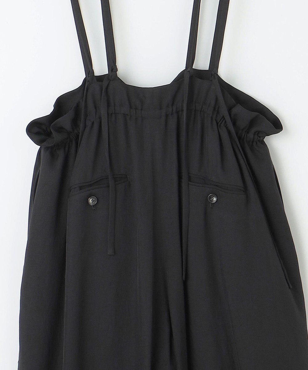 23区 【SACRA】アセテートブライトツイル サロペット 