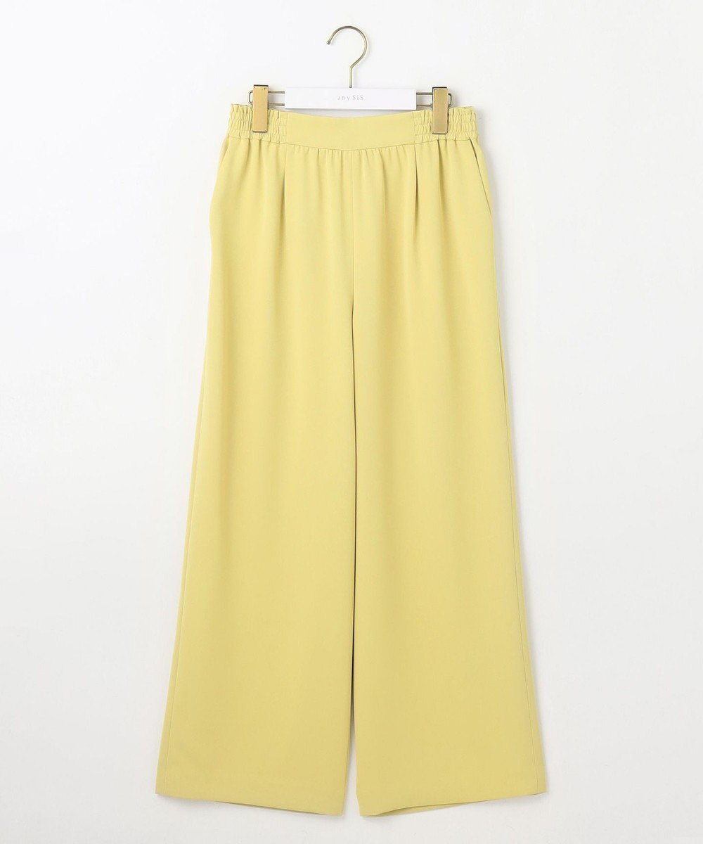 ANY SIS 【撥水・接触冷感・UVカット】コンフォートイージー ワイドパンツ 