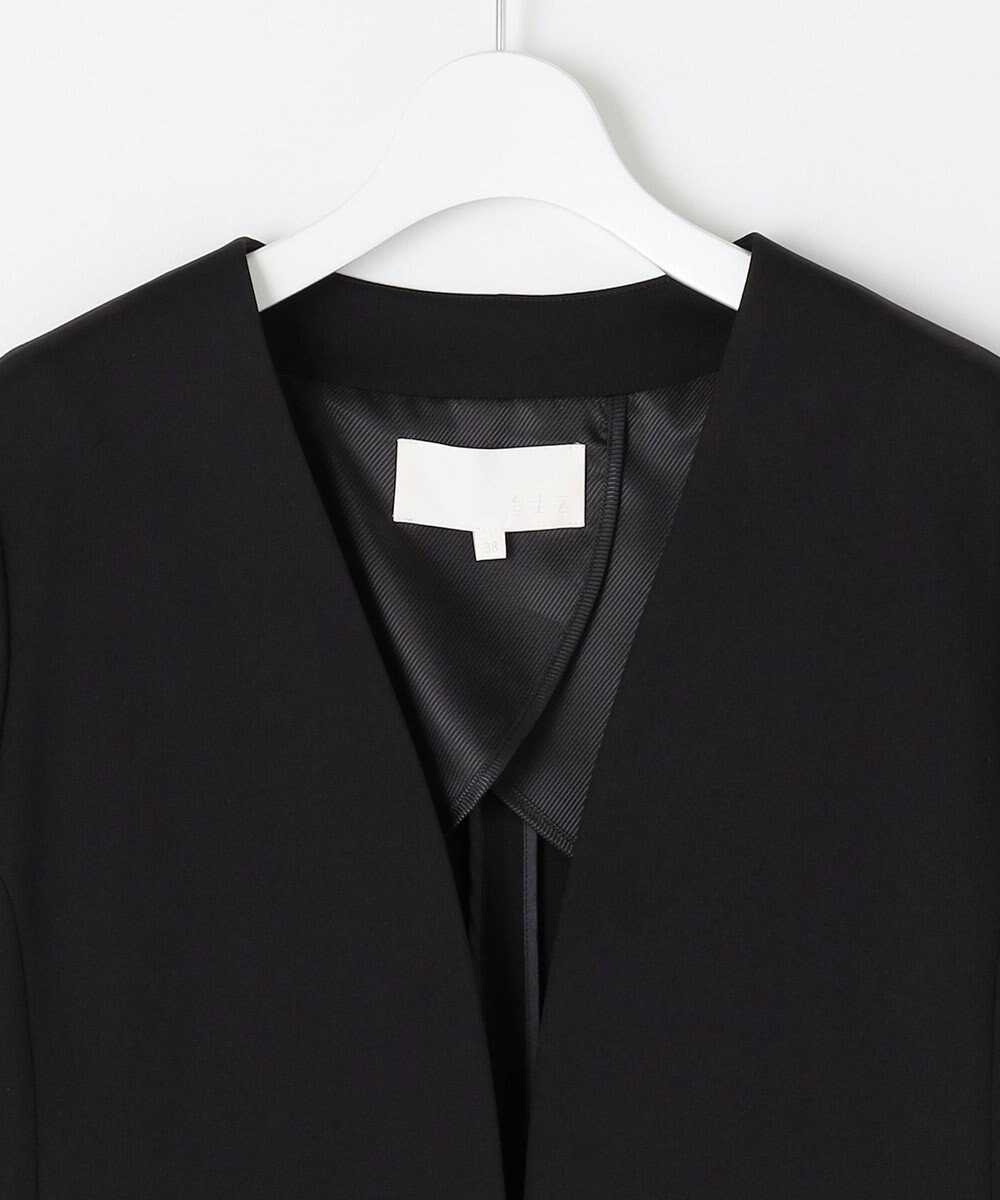 自由区 L 【セットアップ対応・洗える】モクロディ ノーカラージャケット 