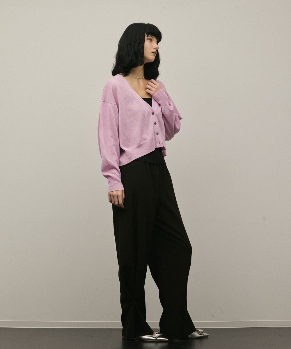 GRACE CONTINENTAL スリーブスリットニットカーディガン 