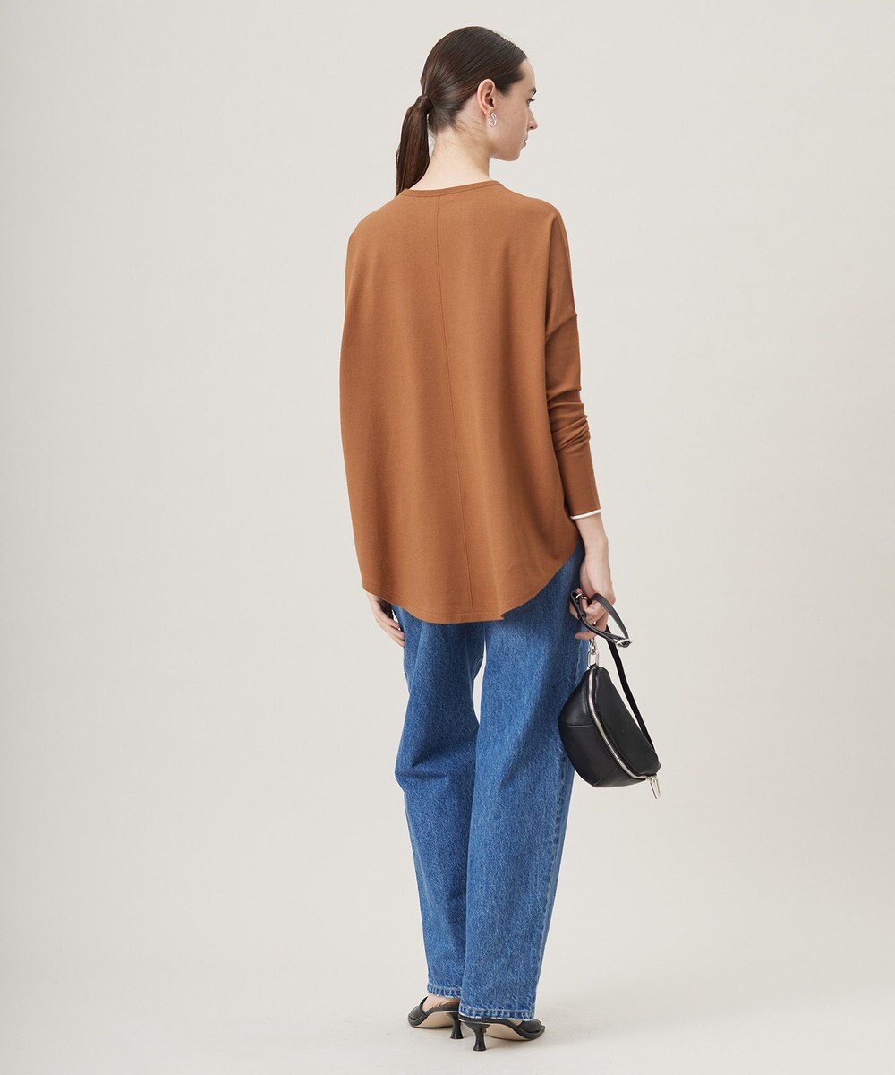 ICB 【洗える】 ヴィスコースワイド プルオーバー 