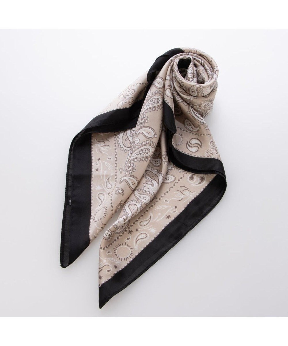 UNBILLION カシュカシュ cachecache / スカーフチャーム付きロングハンドルトート 