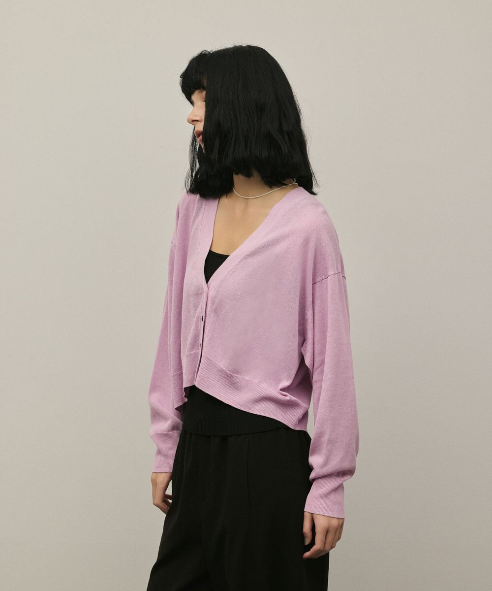 GRACE CONTINENTAL スリーブスリットニットカーディガン 