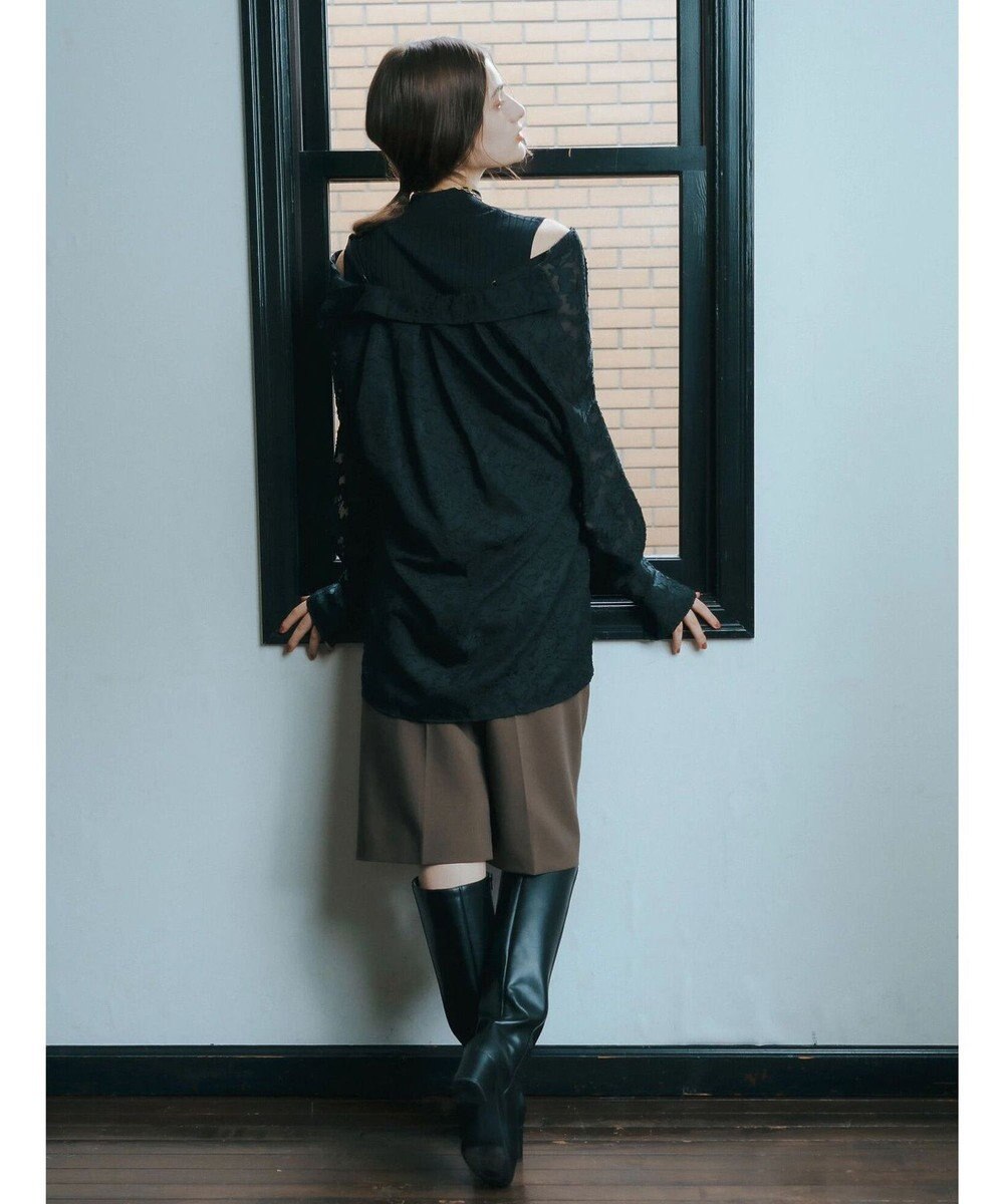 YECCA VECCA 3wayシアージャガードシャツ 