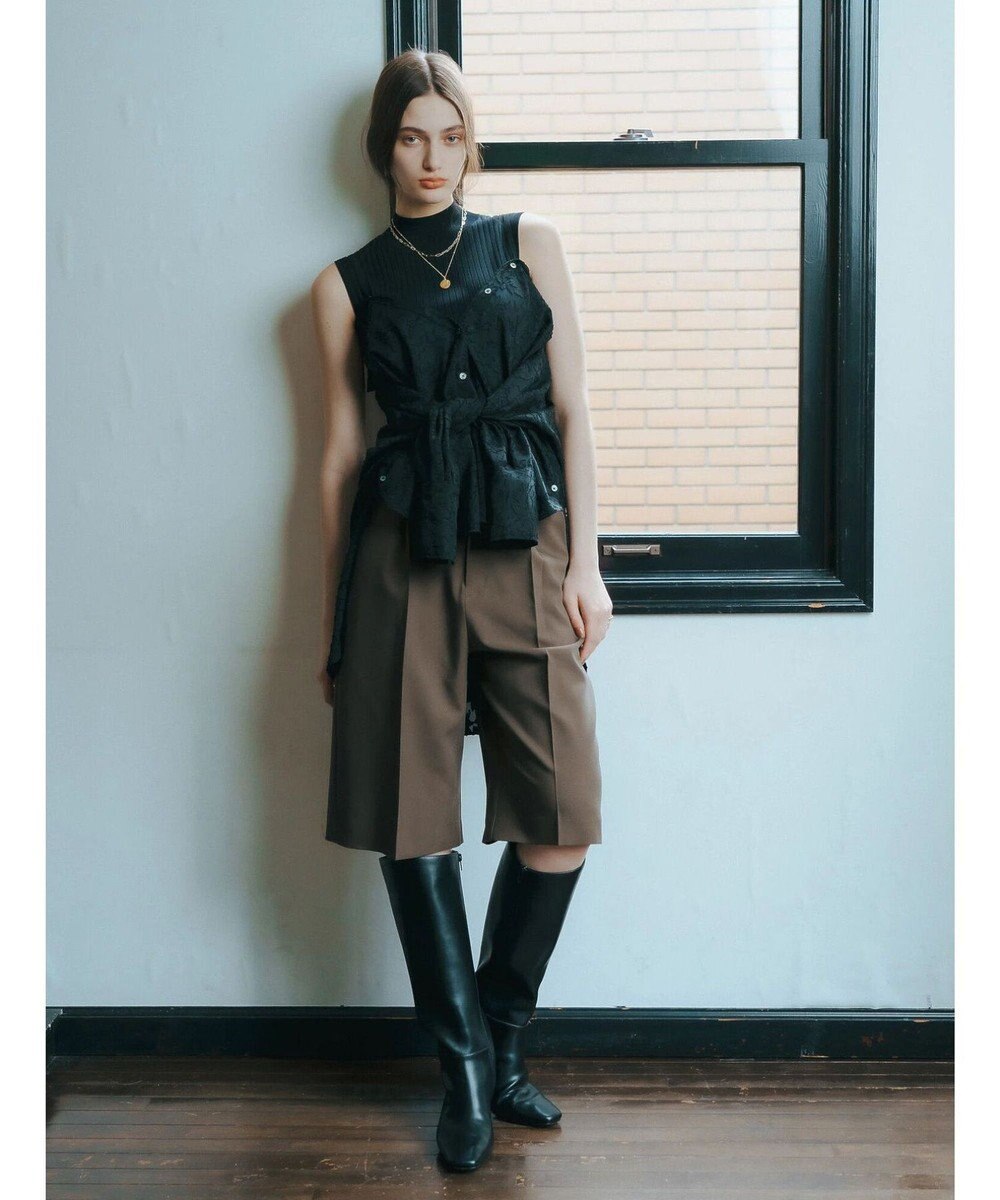 YECCA VECCA 3wayシアージャガードシャツ 