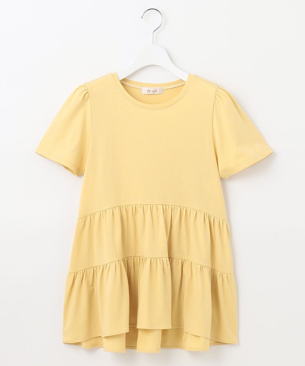 Feroux 【UVケア】ティアードチュニック Tシャツ 