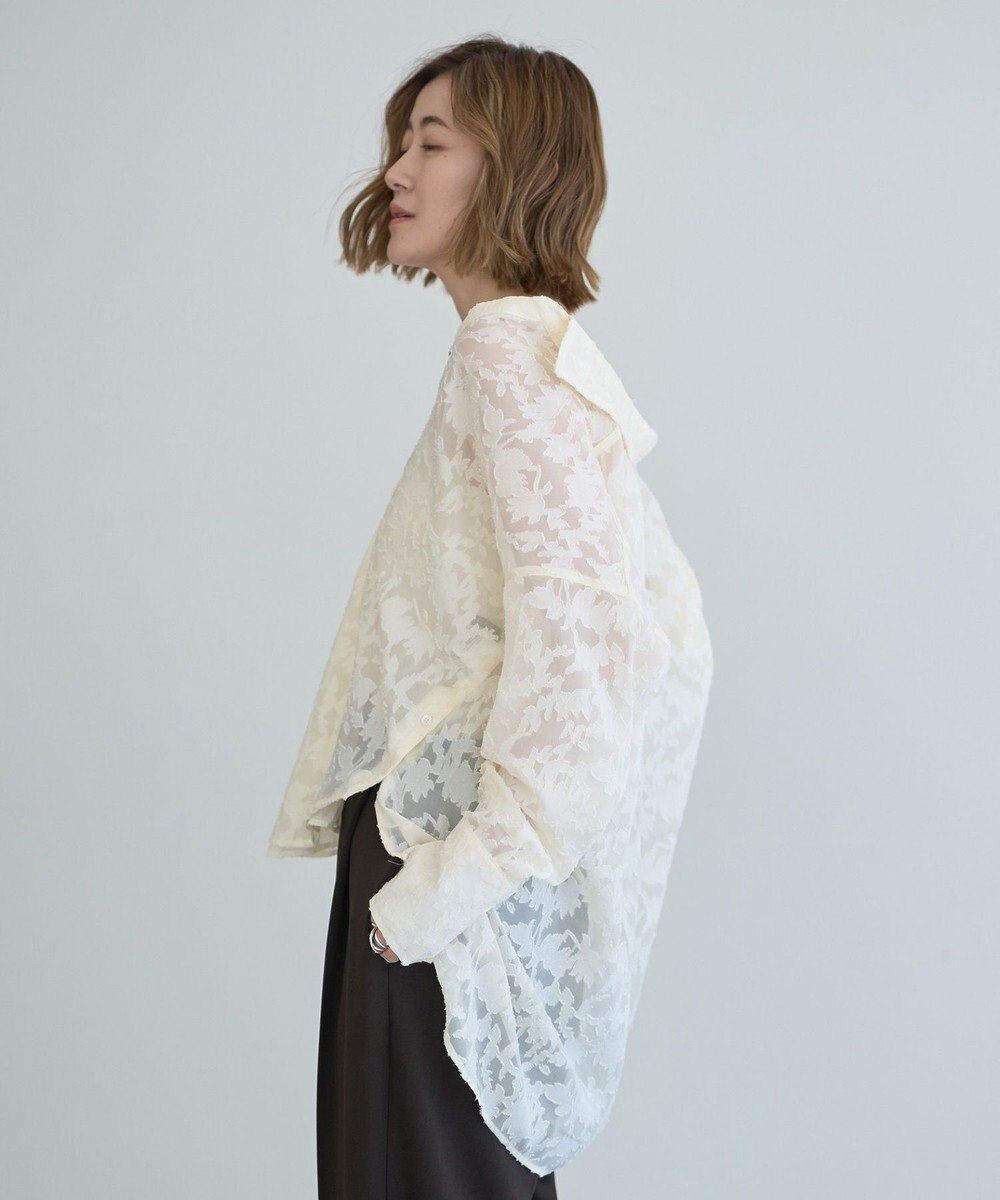 YECCA VECCA 3wayシアージャガードシャツ 