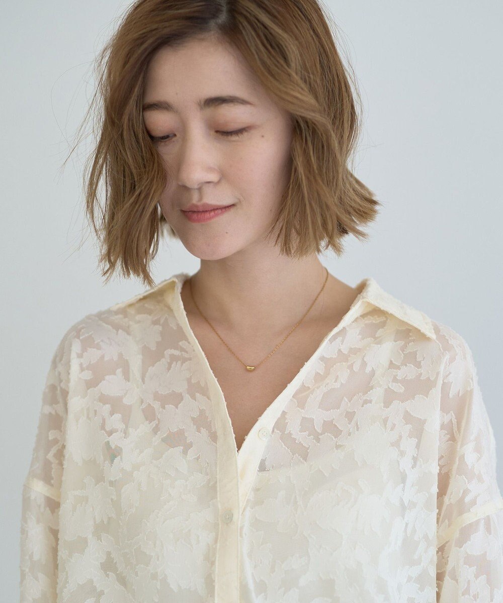 YECCA VECCA 3wayシアージャガードシャツ 