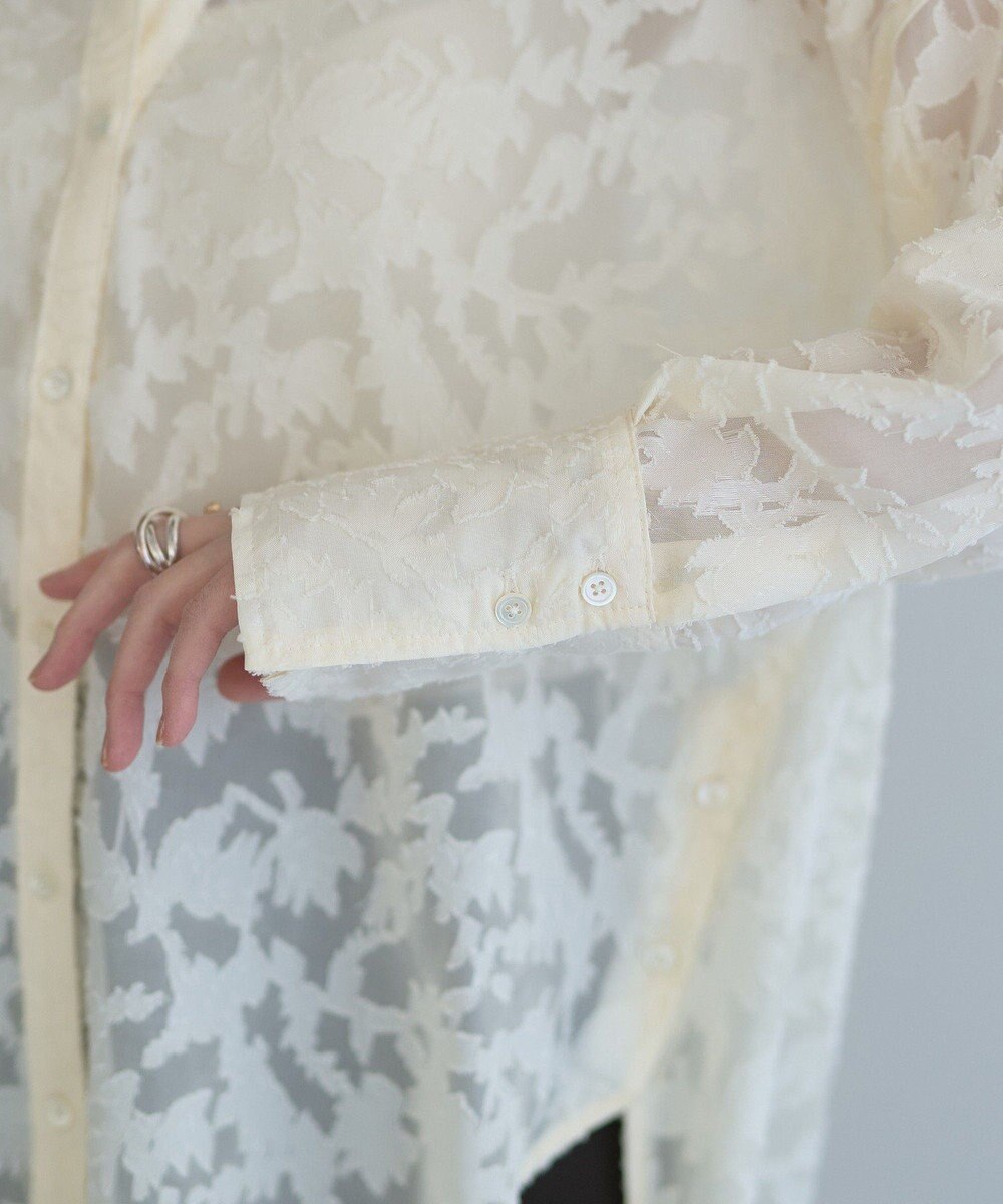 YECCA VECCA 3wayシアージャガードシャツ 