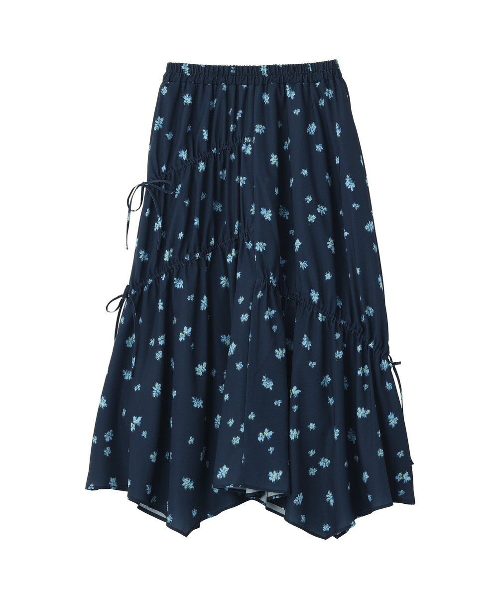 CRAFT STANDARD BOUTIQUE ボタニカルプリントデザインスカート 
